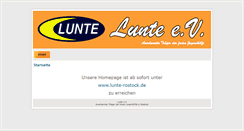 Desktop Screenshot of lunte-online.de